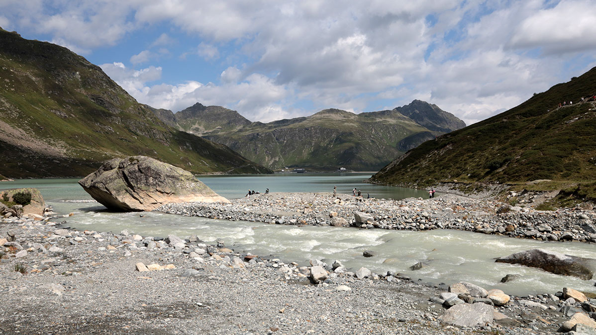 Uitzicht bij Silvrettasee